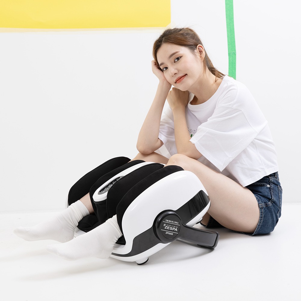 종아리와 발을 동시에 안마하는 레그라이너, 앉거나 눕는 자세에서도 손쉬운 마사지